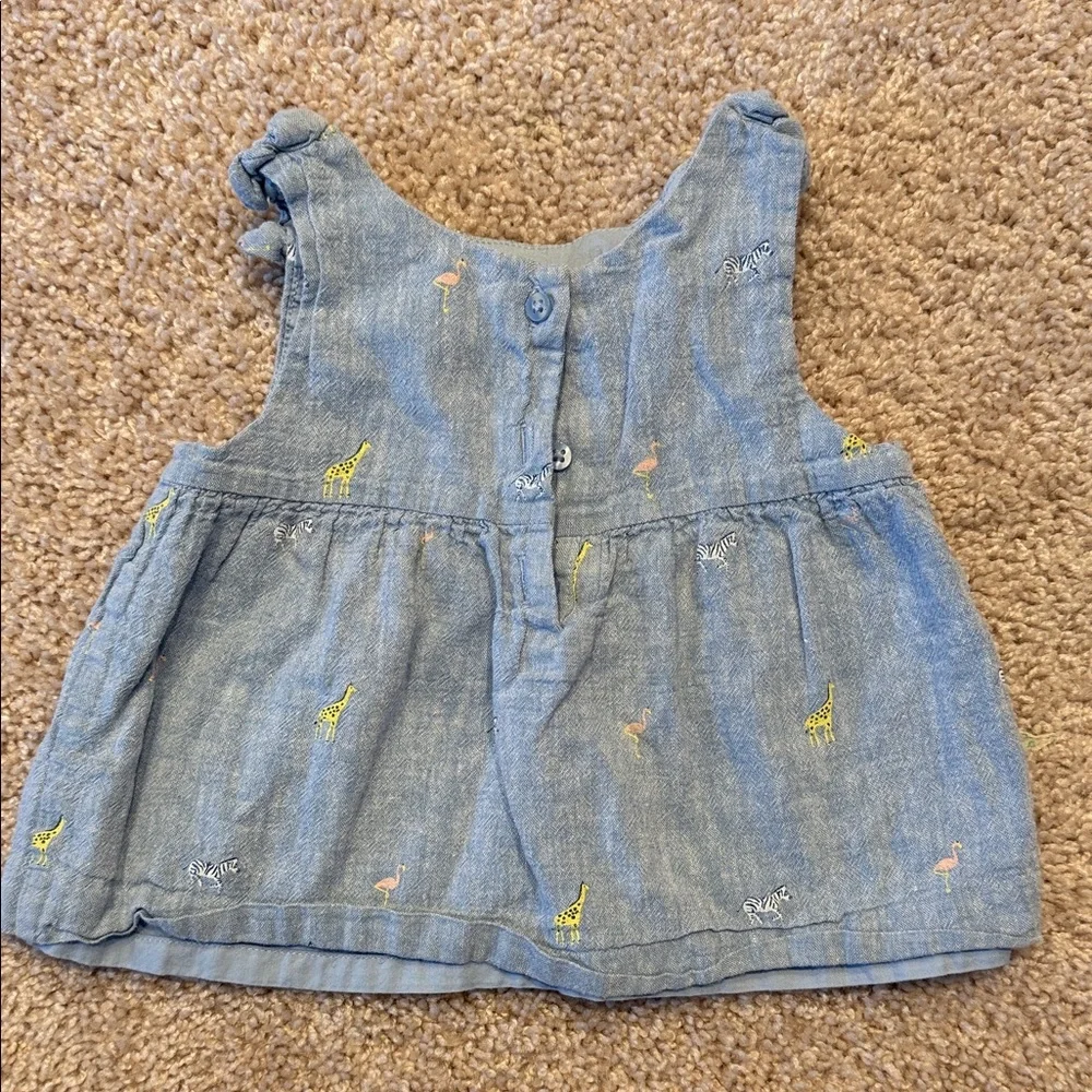 Janie and Jack Charming Blue Chambray Set